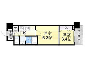 大阪府大阪市淀川区加島３丁目（賃貸マンション2K・8階・30.00㎡） その2