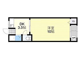 大阪府大阪市淀川区十三東１丁目（賃貸マンション1DK・4階・28.55㎡） その2