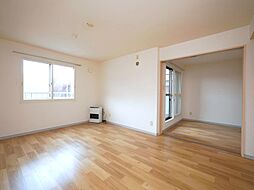 札幌市営南北線 自衛隊前駅 徒歩20分の賃貸マンション 2階1LDKのリビング/ダイニング