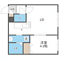 エル・フォレスト3階4.9万円