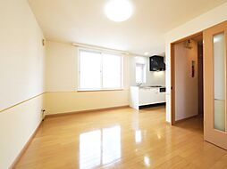 札幌市営東西線 南郷7丁目駅 徒歩7分の賃貸アパート 2階1LDKのリビング/ダイニング