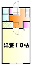 シャトルM-2 1Kの間取図画像