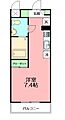 カレッジテラス東海大前B棟4階6.3万円
