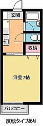 間取図画像 1K