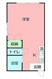 間取図画像 1K