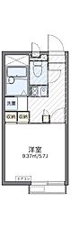レオパレスサンブリッジ 1Kの間取図画像