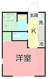 間取図画像 1K