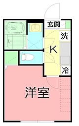 間取図画像 1K
