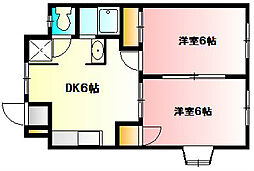 レジデンス・デ・シャイロ 2DKの間取図画像