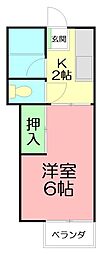 間取図画像 1K