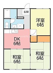 間取図画像 3DK