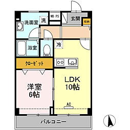 間取図画像 1LDK