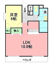 間取図画像 1LDK