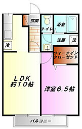 ヴィラ・シャルマン 1LDKの間取図画像