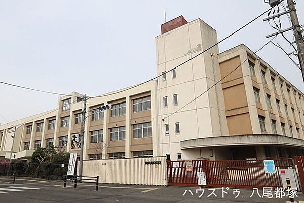 柏原市立柏原東小学校 420m