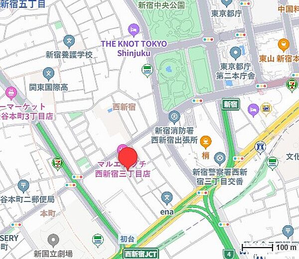 地図を拡大表示