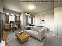 liberteIII（リベルテスリー） 2階1Kのリビング/ダイニング