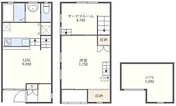 ドルチェ・ヴィータ兵庫Ａ棟 1階1SLDKの間取り