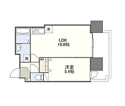 （仮称）稲荷町Mマンション 4階1LDKの間取り