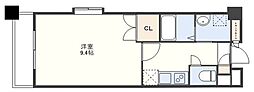 グランドアーク島瀬 1Kの間取図画像