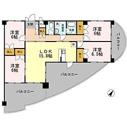 ダイヤヒルズ島瀬 4LDKの間取図画像