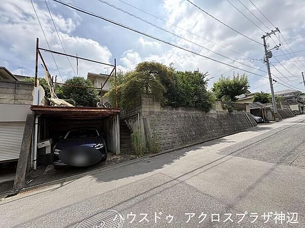 【前面道路含む現地写真】南西公道幅員約5.1ｍ