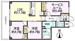 間取図画像 2SLDK