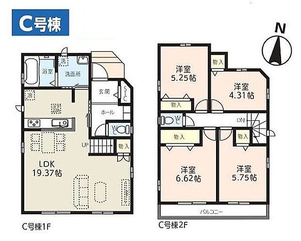 南向きで陽当たり良好◎各所に収納を設けており荷物が多い方も安心です!
