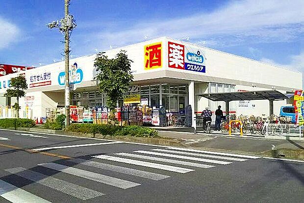 ウエルシア草加稲荷5丁目店 徒歩6分。 400m