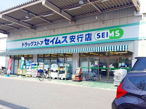 ドラッグセイムス安行店 徒歩11分。 870m