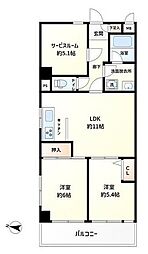 間取図画像 2SLDK