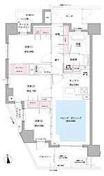 クレアポルテ西日暮里 3LDKの間取り