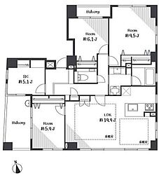 間取図画像 3LDK