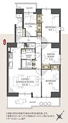 間取図画像 3SLDK