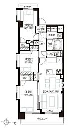 セザール本所吾妻橋 3LDKの間取図画像