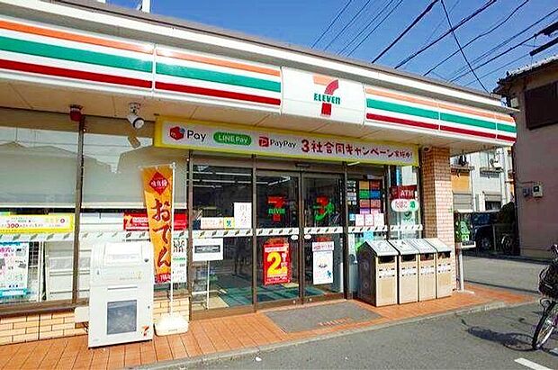 セブンイレブン足立梅田2丁目店 徒歩5分。 330m