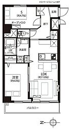 ジュウエル錦糸町杉浦ビル 1SLDKの間取図画像