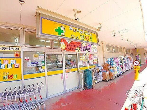どらっぐぱぱすカリブ梅島店 徒歩7分。 530m