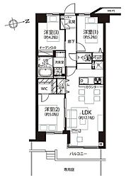 ハイラーク新赤羽 3LDKの間取図画像