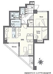 カーサ要町 1SLDKの間取図画像