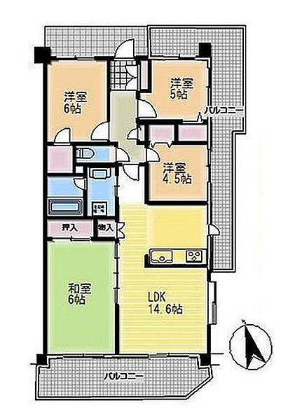 間取りを拡大表示