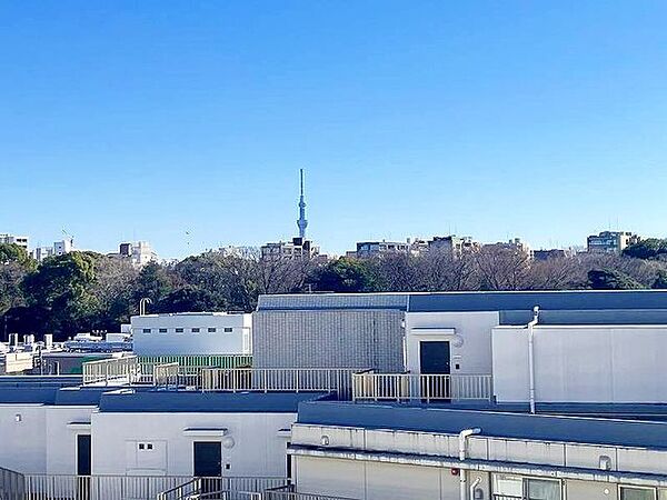 住戸からの眺望。
