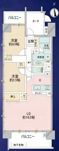 ◆11階部分×南西角住戸につき陽当たり・眺望良好な2LDK◆専有面積70.75m2の広々住空間