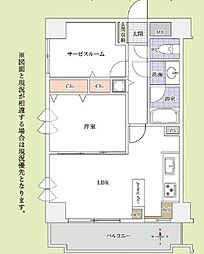 ダイアパレス亀戸・立花 1SLDKの間取図画像