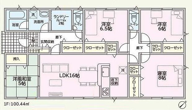 収納豊富な4LDK。会話をしながらお料理が楽しめる対面式キッチン。浴室暖房乾燥機やモニター付きインターホンなど設備も充実しております。