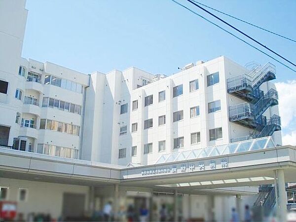 長野中央病院 徒歩12分。 850m