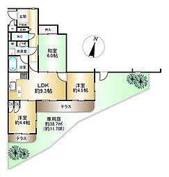 間取図画像 3LDK