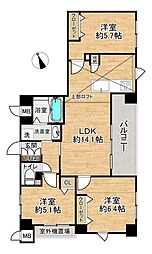 間取図画像 3LDK