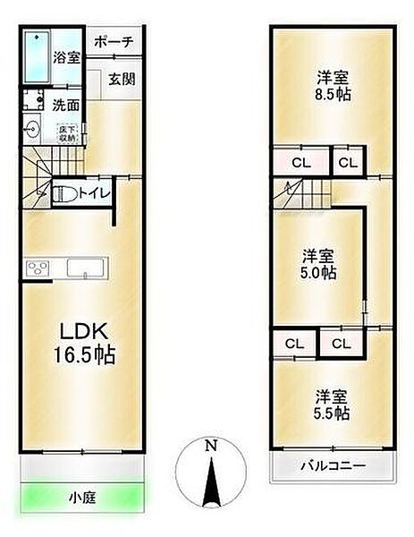 本体参考価格：1、980万円(税込)＋別途諸費用／延床面積：89.10m2／間取り：3LDK