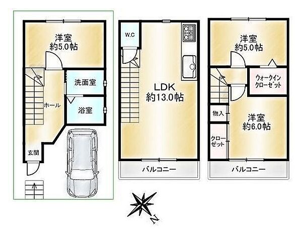 間取りを拡大表示
